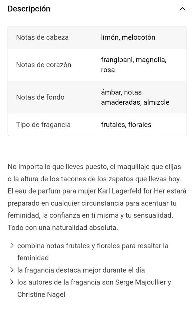 Karl Lagerfeld Eau de perfume