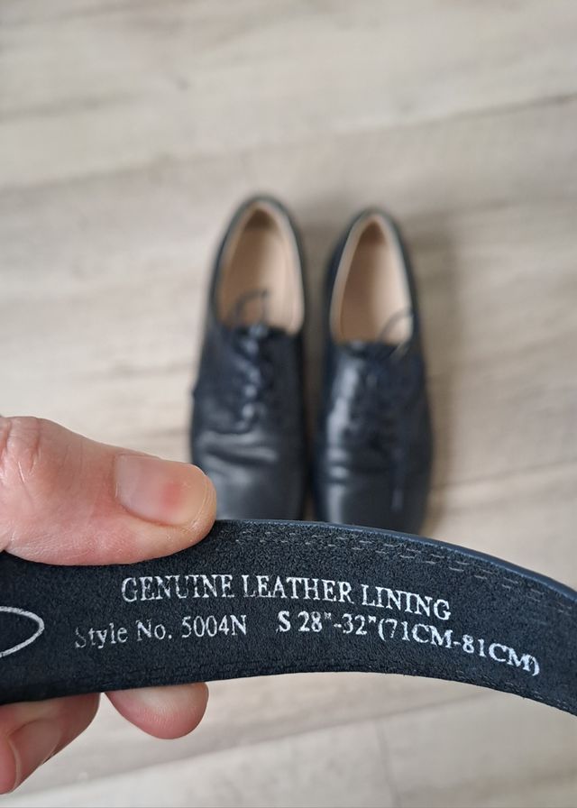 Zapatos y cinturón Comunión