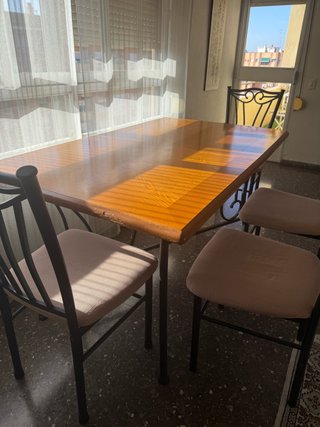 Mesa comedor con 6 sillas