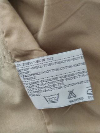 Chaqueta sahariana de algodón de hombre