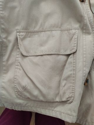 Chaqueta sahariana de algodón de hombre