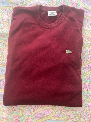 Jersey granate Lacoste T8 