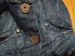 Chaleco vaquero corto