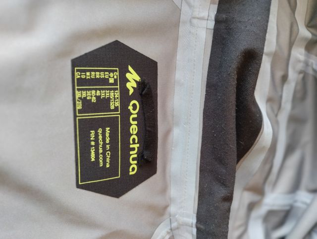 Chaqueta impermeable Quechua 3XL