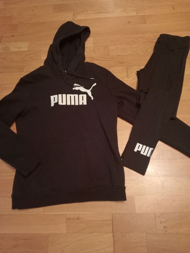 Conjunto leggins y sudadera puma