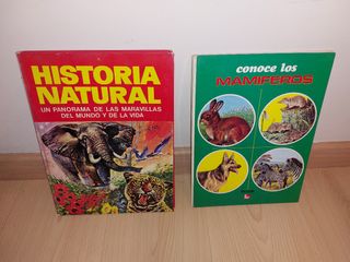 LIBROS - Historia natural y Conoce mamíferos