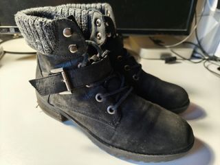 Stivaletti Skechers ecopelle nero n 39