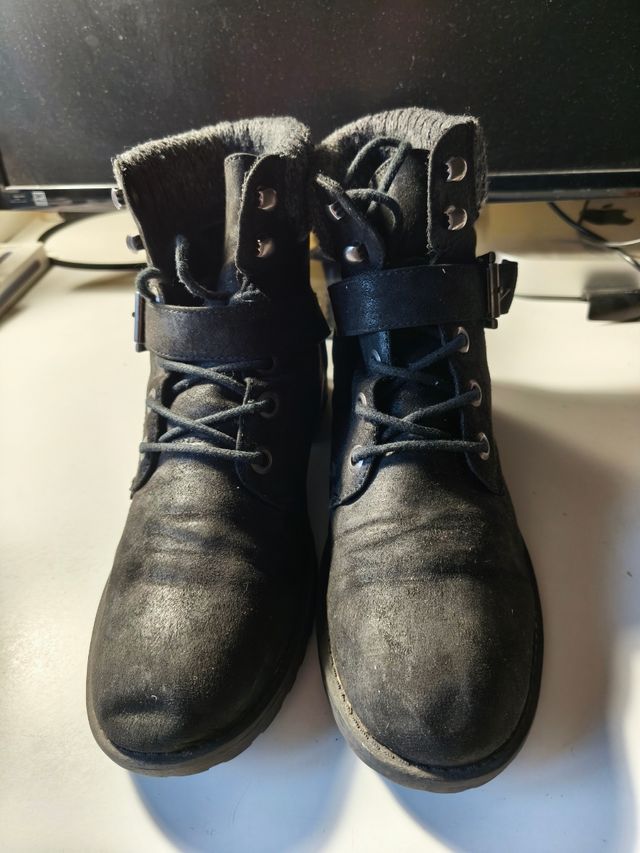 Stivaletti Skechers ecopelle nero n 39