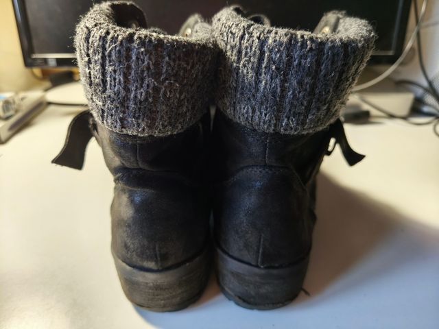 Stivaletti Skechers ecopelle nero n 39