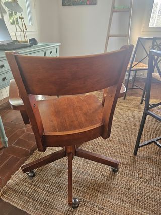 Silla de escritorio de madera