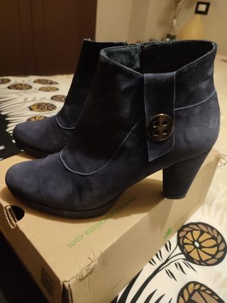 Botines de piel 