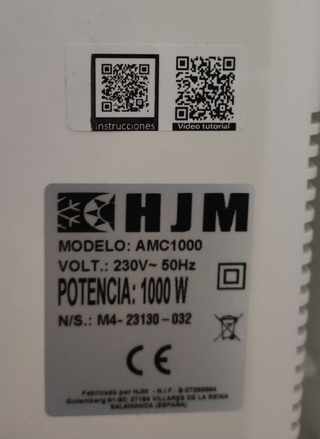 2 Emisores térmicos cerámicos HJM 1000w y 1500w