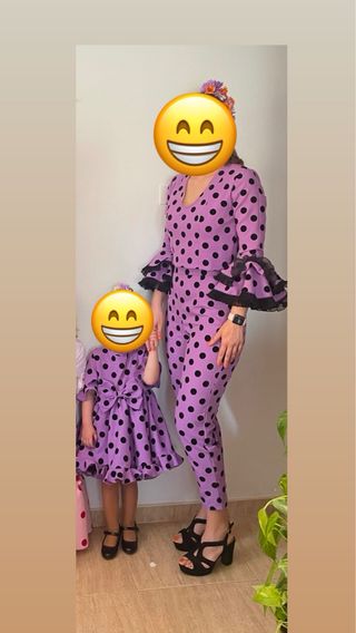 Vestidos flamenca madre e hija 