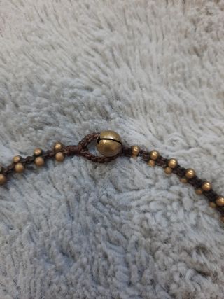 Collar cascabeles hippie