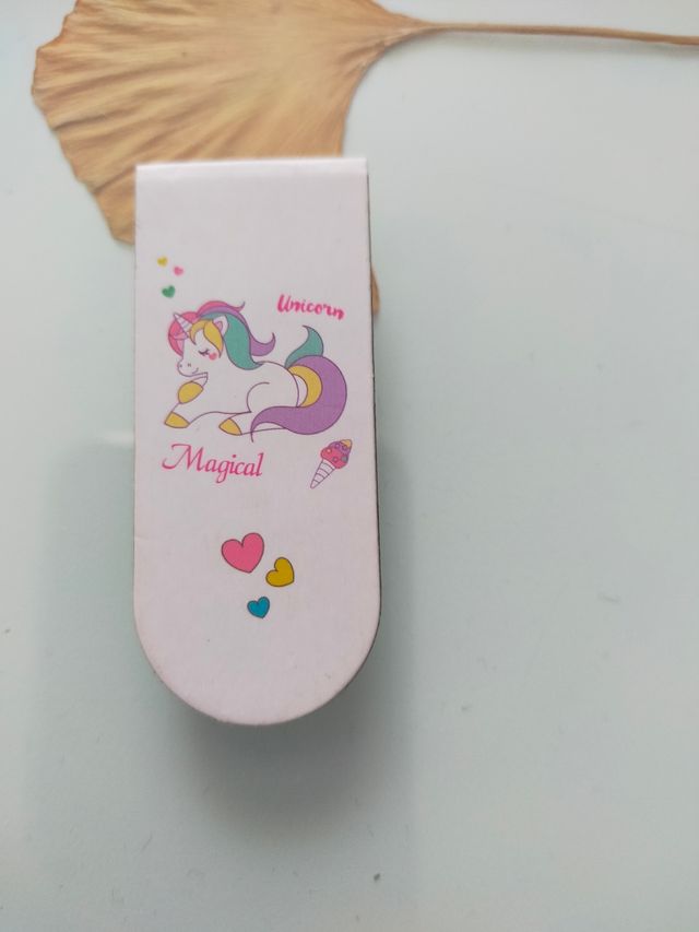 Marcapáginas unicornio