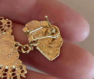 Pendientes de flamenca abanico