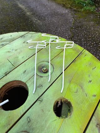 Ganchos pared rejilla