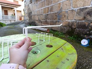 Ganchos pared rejilla