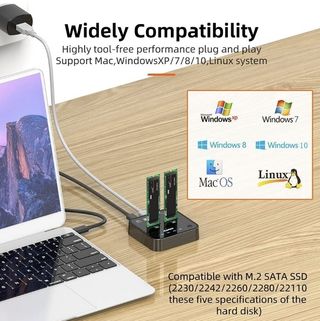 Lector duplicador de SATA, M2 Y SDD