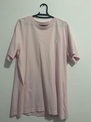 Camiseta Nike Rosa Lisa