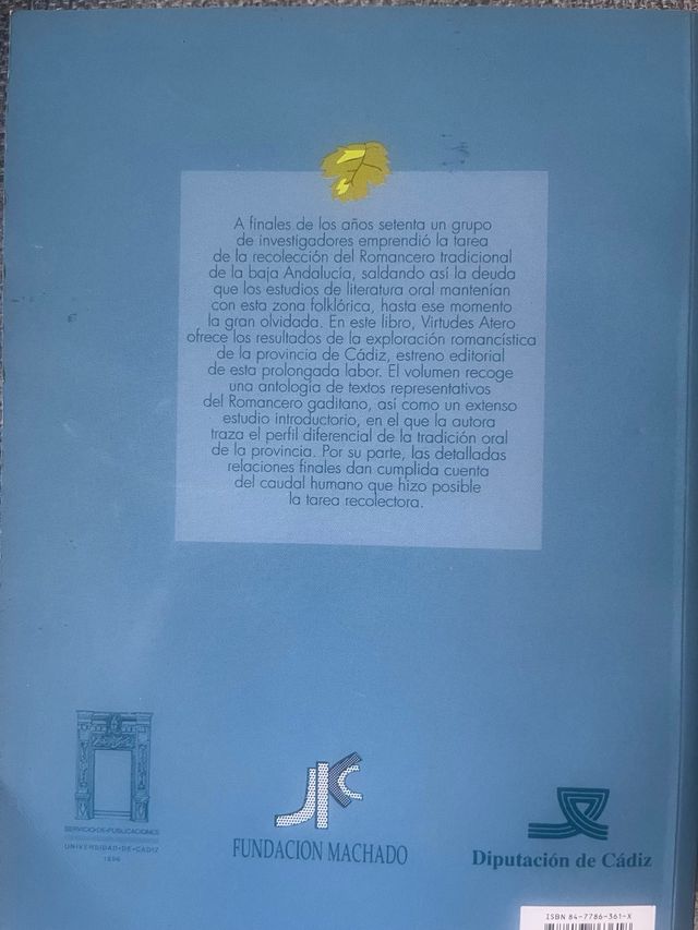 Romancero de la Provincia de Cádiz