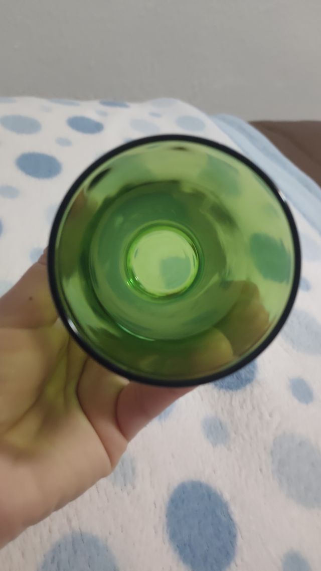 6 Vasos Altos De Tubo Vintage