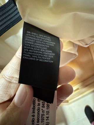 360Euros  The north face pallie plumifero L