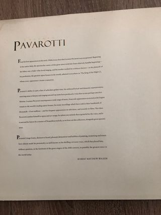 The Pavarotti Collection vinile