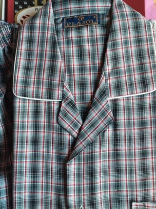 Pijama caballero cuadros nuevo