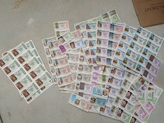 Lotería antigua desde el 85 hasta el 96