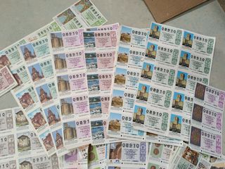 Lotería antigua desde el 85 hasta el 96