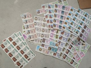 Lotería antigua desde el 85 hasta el 96