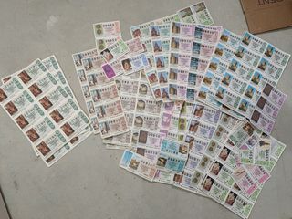 Lotería antigua desde el 85 hasta el 96