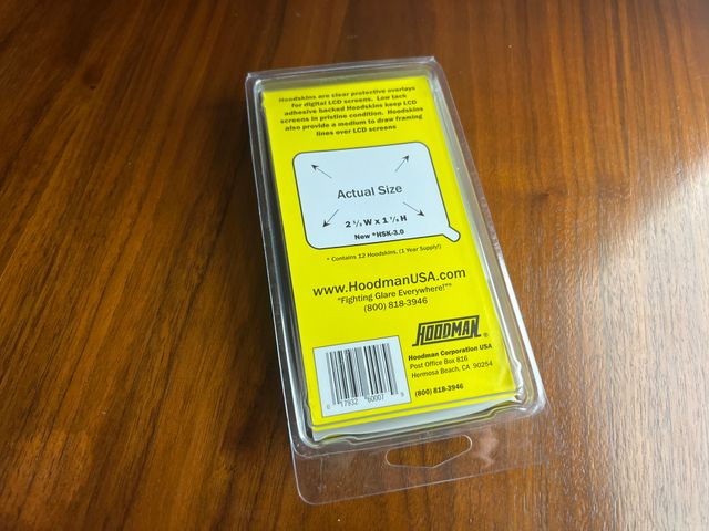 Hoodman Hoodskins 9 Protectores LCD cámaras.