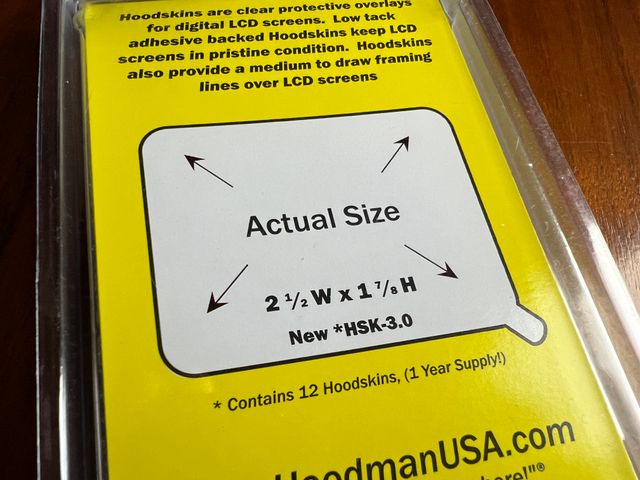 Hoodman Hoodskins 9 Protectores LCD cámaras.