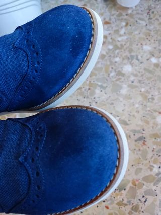 Zapatos niño de comunión.
