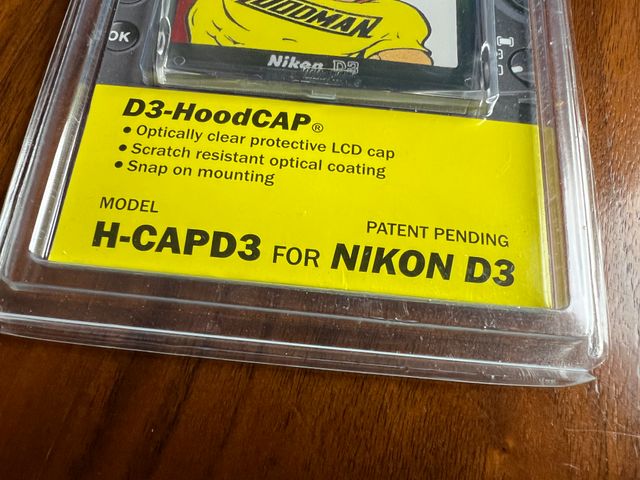 Hoodman Protector plastico duro LCD Nikon D3