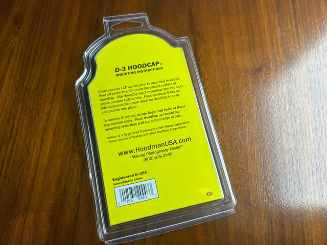 Hoodman Protector plastico duro LCD Nikon D3