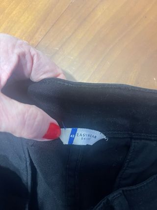 Pantalon negro hombre