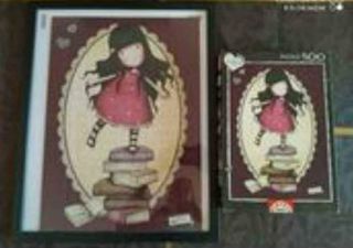 4Cuadros de Puzzles,sin pegar y con caja