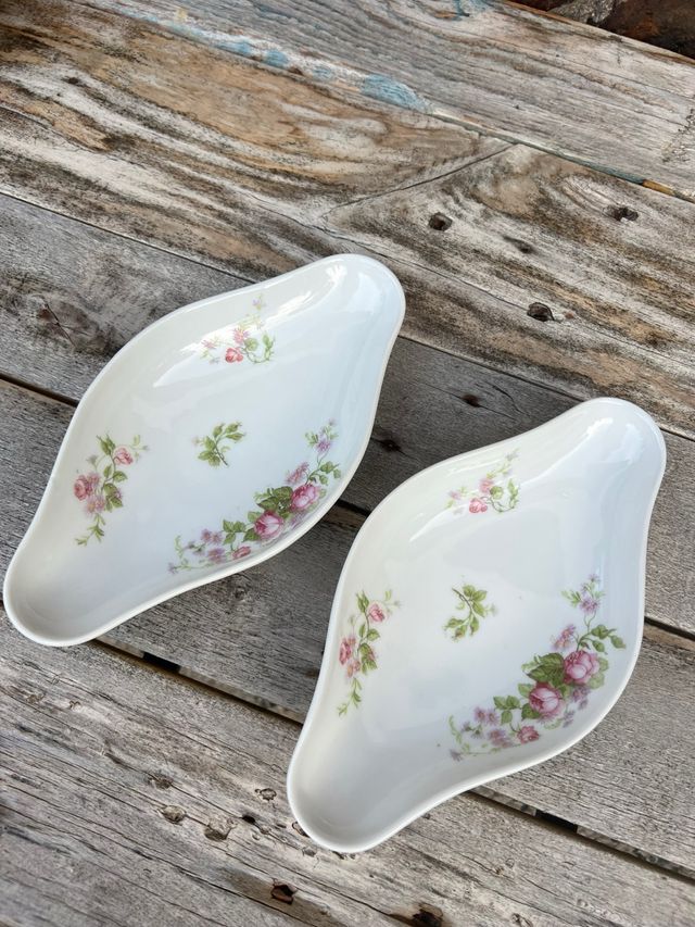 DOS RABANERAS PORCELANA LIMOGES