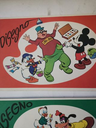 Lotto 2 album disegno vintage Disney new