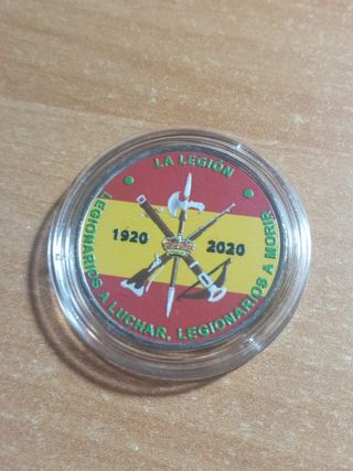 Lote monedas legión y policía nacional 