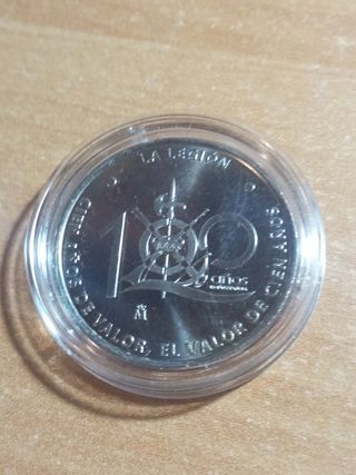 Lote monedas legión y policía nacional 
