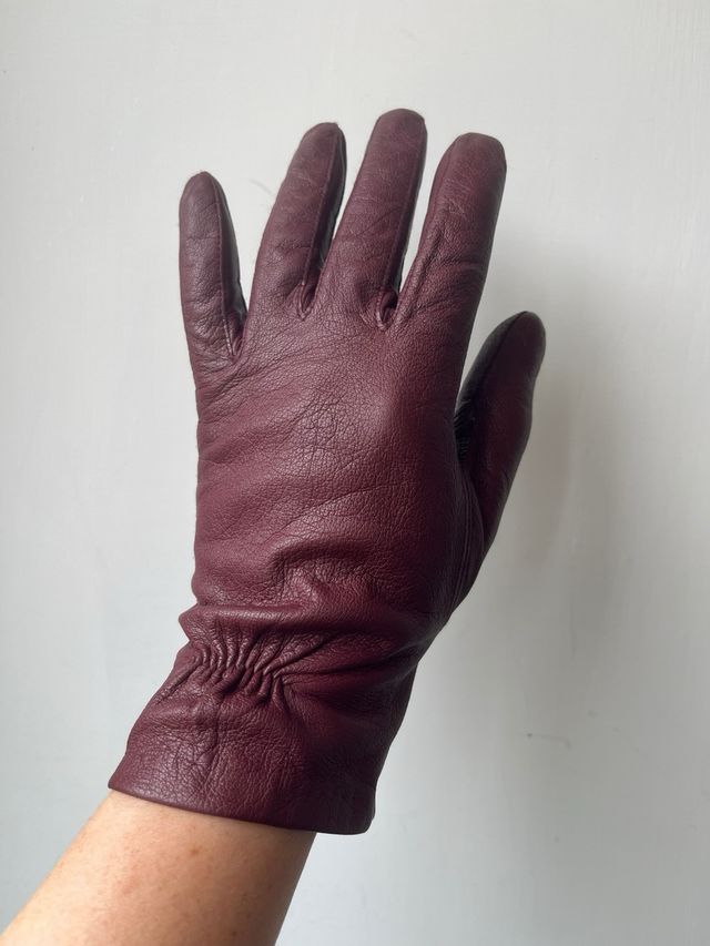 Guanti in pelle vintage