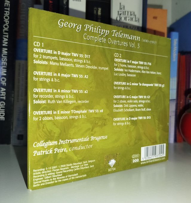 Telemann Oberturas para orquesta