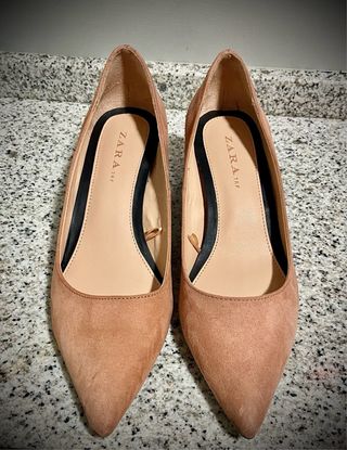 Zapatos nude color maquillaje  Zara