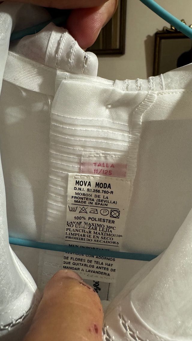 Vestido comunion niña