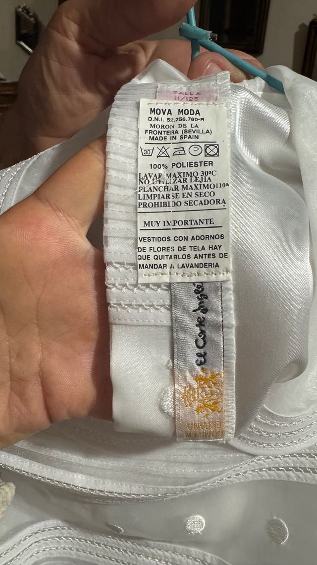 Vestido comunion niña