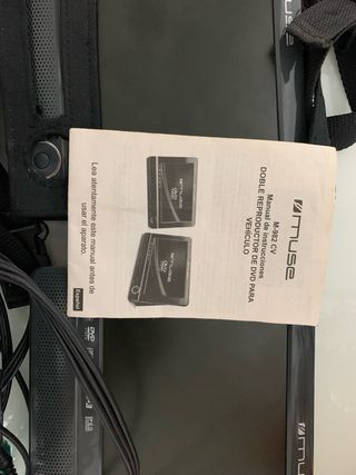 Dvd portatil dos pantallas